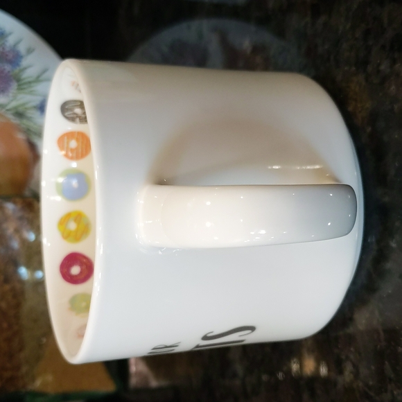 Opalhouse Go Nuts for Donuts Coffee Tea Mug - Donuts Printed Inside Rim - Picture 2 of 6